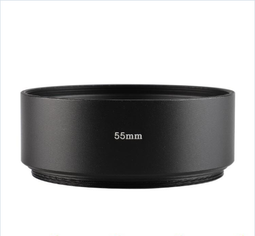金屬遮光罩55mm 標准直筒金屬遮光罩 適用於佳能尼康賓得【重磅批發滿300出貨】 歷史價格詳細信息