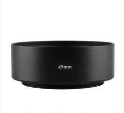 金屬遮光罩49mm 標准直筒金屬遮光罩 適用於佳能尼康賓得等【重磅批發滿300出貨】 歷史價格詳細信息