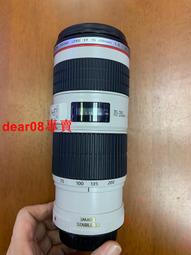 現貨佳能70-200 2.8防抖二代，99新，包裝齊全，鏡片干凈，功能完好，難得的極品成色， 歷史價格詳細信息