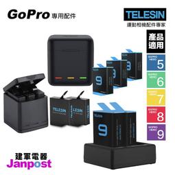TELESIN GoPro Hero 8 7 6 5 收納型三槽充電器 歷史價格詳細信息