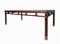 【景徽軒古傢俬】~~~ (近代)老撾大紅酸枝 (交趾黃檀) 如意紋大炕桌 咖啡桌  K975 歷史價格詳細信息