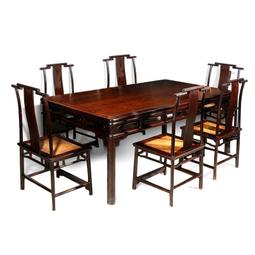 【景徽軒古傢俬】~~~ (早期) 大紅酸枝 刀牙板茶几 方几 花几 一對 K979-2 歷史價格詳細信息