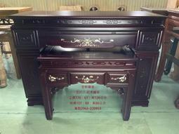 神桌界勞斯萊斯.全新噴漆六尺三古董檜木神桌.適搭三層桌花台供桌.神房.宴王案桌依各種尺寸.顏色訂製.標價為訂製訂金 歷史價格詳細信息