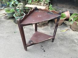 庄腳柑仔店~早期鐵架三角架固定架展示架一對~尺寸:21*17*1.5公分 歷史價格詳細信息