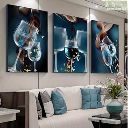 餐廳裝飾畫飯廳餐桌牆面壁畫簡約北歐風格客廳創意組合掛畫 歷史價格詳細信息