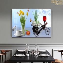 餐廳裝飾畫飯廳餐桌牆面壁畫簡約北歐風格客廳創意組合掛畫 歷史價格詳細信息