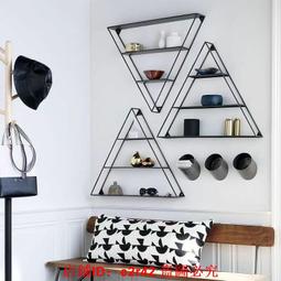 餐廳牆上一字隔板鐵藝置物架小戶型牆面裝飾架北歐簡約牆壁掛書架 歷史價格詳細信息