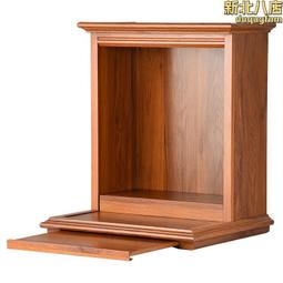 供臺神龕家用經濟型簡約佛龕牆壁掛式吊櫃牌位財神佛像供奉架 歷史價格詳細信息