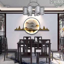 水墨禪意｜新中式高級感氣質蝶貝荷葉金魚黑檀木盤發發簪旗袍髮飾 歷史價格詳細信息