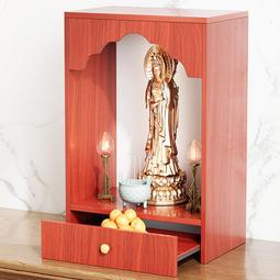 掛在牆上的供財神爺的架子盒子佛像供奉臺佛龕掛牆式好看菩薩壁掛 歷史價格詳細信息