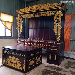 【好康】定製實木祖宗供臺家用財神爺神位壁掛式多間位觀音關公雙佛龕帶燈 歷史價格詳細信息