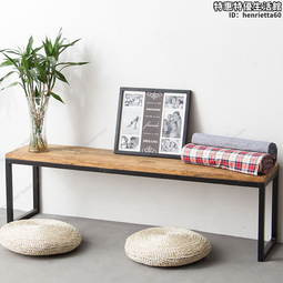 鐵藝實木餐桌椅組合簡約家用餐廳小戶型餐檯輕奢長方形飯桌 歷史價格詳細信息