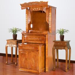 【快速出貨】實木佛龕佛櫃觀音菩薩供桌家用供奉臺掛牆式神臺財神爺託架櫃佛臺 歷史價格詳細信息