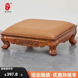 蓮花拜墊拜佛墊家用跪拜實木神禪修佛堂跪凳蒲團打坐墊椅拜凳墊子 歷史價格詳細信息