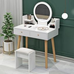 【熱賣】化妝鏡臺式桌面帶燈充電鏡子宿舍貝殼雙門折疊鏡led化妝鏡 歷史價格詳細信息