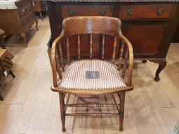 【卡卡頌  歐洲古董】法國老件 曲木 雕刻 真皮坐墊 個性 扶手椅 餐椅 書桌椅  ch0360 歷史價格詳細信息