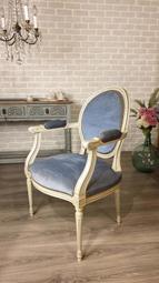 【卡卡頌  歐洲古董】法國老件 曲木 雕刻 真皮坐墊 個性 扶手椅 餐椅 書桌椅  ch0360 歷史價格詳細信息