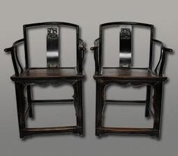 清代   黑漆劍腿條桌一件 【山西傢俱、條桌、平頭案】 歷史價格詳細信息