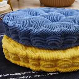 【熱賣】圓形辦公室棉麻椅墊坐墊學生加厚榻榻米地板蒲團冬季毛絨 歷史價格詳細信息