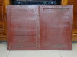 早期木窗木拉門~尺寸:65*62*3公分~鄉村雜貨,,懷舊餐廳,,婚禮佈置 歷史價格詳細信息