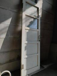 古 檜木 大門 大面 玻璃 . 無鐵條 單純 大面玻璃 . 201 / 80 / 3 歷史價格詳細信息