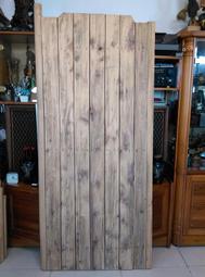 早期檜木門(8)~~菜櫥門.櫥櫃拉門~~榫接~~拼板~~寬約32.5CM~~一對合售 歷史價格詳細信息