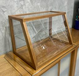 玻藝木業--斜面式 玻璃櫃 45*30(20)*30 歷史價格詳細信息
