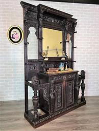 19世紀 英國百年 手工 全實木 無漆面  溫莎椅 木椅 餐椅 歐洲古董老件(有一組四張)ch1000【卡卡頌  歐洲古董】✬ 歷史價格詳細信息