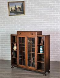 【卡卡頌  歐洲古董】19世紀 英國古董 手工嵌木 典雅 腰櫃 邊櫃 展示櫃 古董櫃 ca0414 歷史價格詳細信息