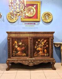 ⚜️卡卡頌 歐洲古董⚜️19世紀 法國 極精緻 胡桃木 立體 蝴蝶結 玫瑰 帷幔 純銅雕件 大理石 玄關櫃 展示櫃 古董 歷史價格詳細信息