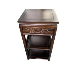 實木兩抽床邊櫃藍芽音箱+三色燈+藍牙音響+指紋鎖 K29床頭櫃 收納櫃 置物櫃(手機無線充電床邊櫃) 歷史價格詳細信息