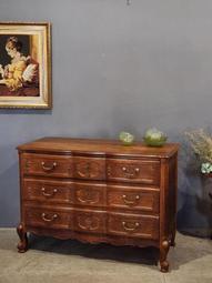 法國 細膩 桃花心木 手工鑲嵌 純銅雕件 大理石 邊櫃 玄關櫃 床頭櫃展示桌 古董櫃B9-52【卡卡頌  歐洲古董】 歷史價格詳細信息