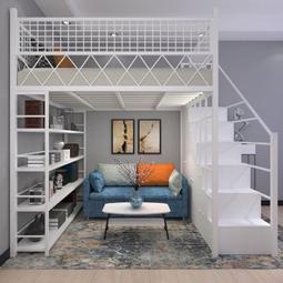????高架床帶書桌實木多功能組合床兒童雙層高低床上下床梯柜上床下桌 歷史價格詳細信息