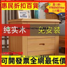 全實木床頭柜奶油風小型法式簡約現代家用臥室新款輕奢高級感柜子~半島鐵盒~營業中可開發票 歷史價格詳細信息