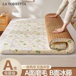 學生雙面涼席床墊冬夏兩用宿舍海綿可折疊拆洗薄款打地鋪褥睡墊 中大號尺寸議價超夯 精品 歷史價格詳細信息