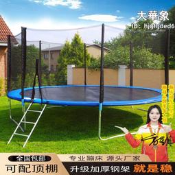 兒童蹦床戶外大型蹦蹦床帶安全護網和梯子適合兒童和成人的跳跳床 歷史價格詳細信息