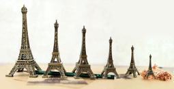 巴黎鐵塔模型 造型擺飾 復古擺件 古銅色 大小款 Z102 文昌家具 歷史價格詳細信息