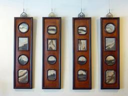 【景徽軒古傢俬】~~~ (早期) 大紅酸枝 刀牙板茶几 方几 花几 一對 K979-2 歷史價格詳細信息