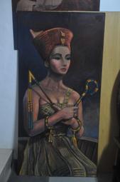 油畫--高山稻田農舍 /2手 歷史價格詳細信息