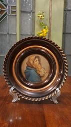 【卡卡頌  歐洲古董】義大利老件 兩小無猜 冷瓷 木座 瓷偶  p1690 歷史價格詳細信息