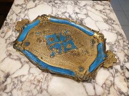 【卡卡頌  歐洲古董】義大利老件 兩小無猜 冷瓷 木座 瓷偶  p1690 歷史價格詳細信息