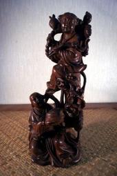 【抱樸山房古美術傢俬】~~~ 早期 老件 木雕花片 人物 花窗 門片 透雕 (小花片)B218 歷史價格詳細信息