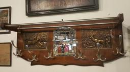 歐洲 老木架 大型 吊燈 . 六顆巨大奶油玻璃罩 . 徑 81-82  吸頂高 36 . 如需改為吊鍊按長度 費用另計 歷史價格詳細信息