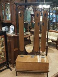 【卡卡頌 歐洲古董】比利時 橡木雕刻  雜誌架 書報架 書報提籃 歐洲老件 sf0170 歷史價格詳細信息