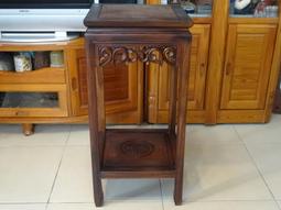 實木台座.展示座.展示架(22)~花架~花梨木~高約87.5cm~擺飾.裝飾 歷史價格詳細信息