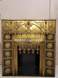 【卡卡頌  歐洲古董】英國 氣質鴿藍  展示櫃  邊櫃 收納櫃 餐櫃 刷色櫃  歐洲老件 ca0259 歷史價格詳細信息