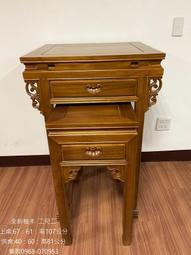 ~萬木之王~全新柚木五尺一神桌.供桌.新竹體.漢式.三層桌.神房照所需尺寸.顏色訂製.一貫道.宗教文物.拍戲.臨時壇出租 歷史價格詳細信息