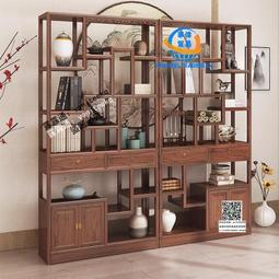博古架實木多寶閣仿古中式古董架整裝置物架榆木茶葉架陳列櫃組合 歷史價格詳細信息