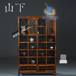 博古架 掛墻 多寶閣 實木中式 茶架 壁掛式 置物架墻上 壁掛 風靈 歷史價格詳細信息