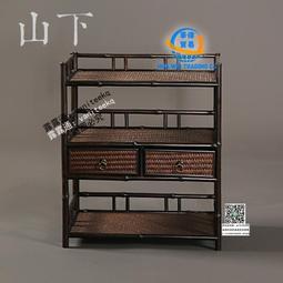 桌面紫砂壺置物架儲物架茶杯架小型博古架中式禪意茶具茶桌擺放架 歷史價格詳細信息